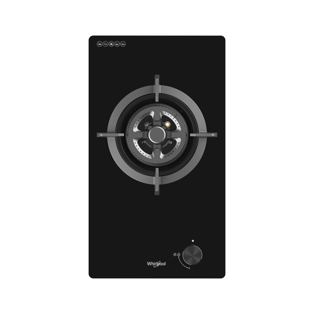 30cm 1-Burner Gas Hob (LPG) - Whirlpool Singapore